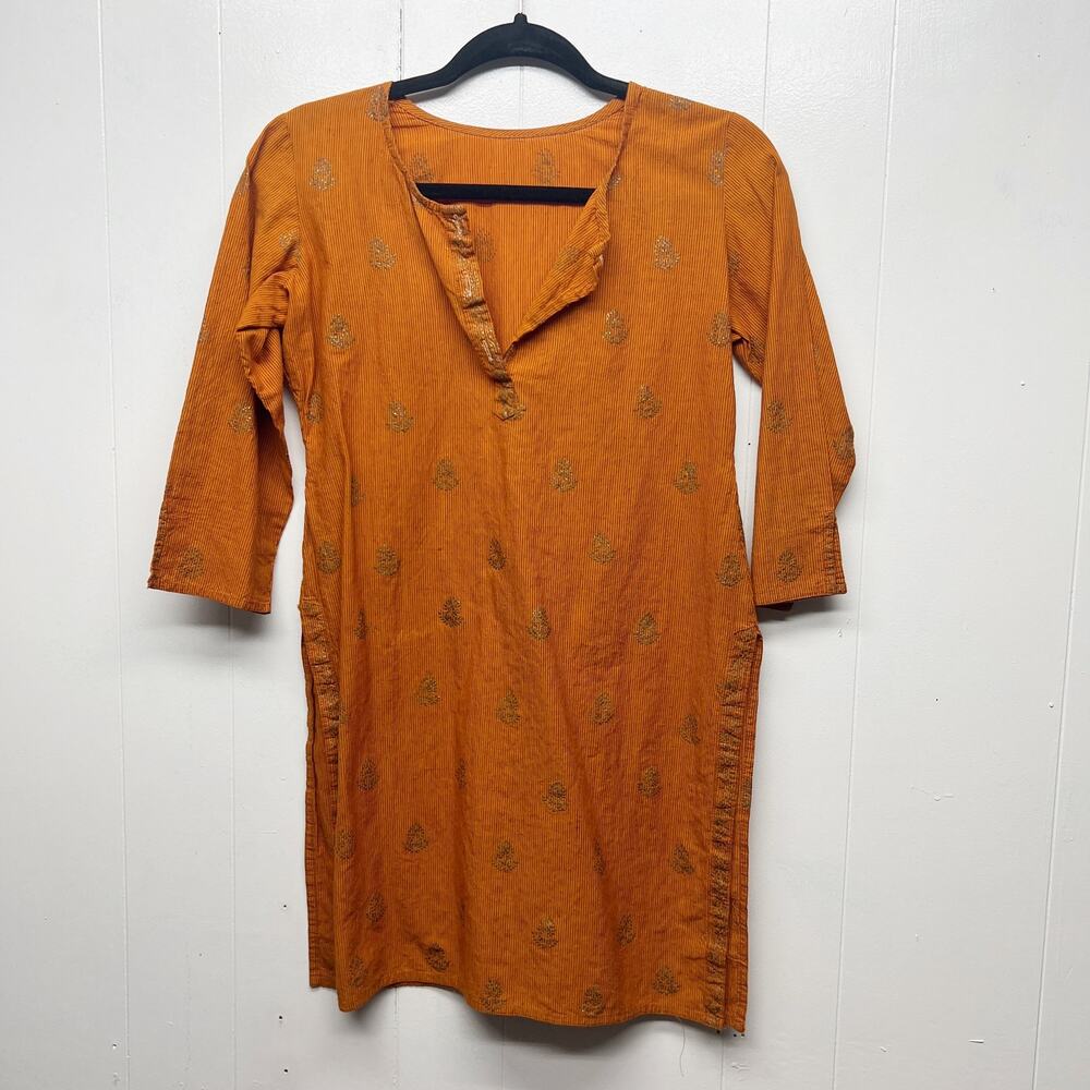 Simple Fun Short Sleeve Crochet Tunic Dress Womens 3XL Relaxed Comfort Casual